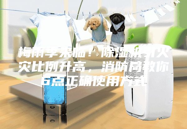 梅雨季來臨！除濕機引火災比例升高，消防局教你6點正確使用方式