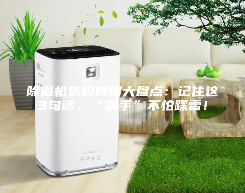 除濕機選購妙招大盤點:記住這3句話,“剁手”不怕踩雷!