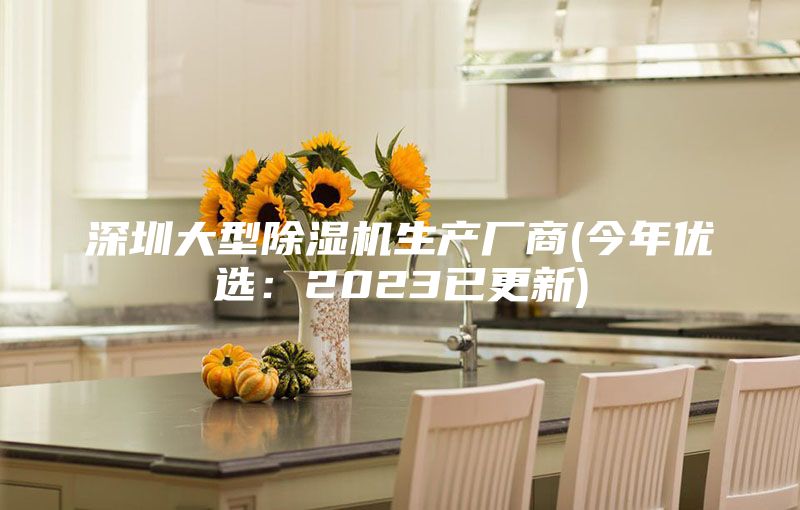 深圳大型除濕機生產廠商(今年優(yōu)選：2023已更新)