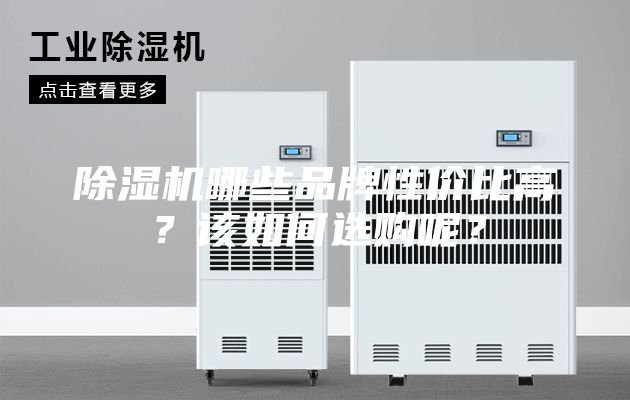 除濕機哪些品牌性價比高？該如何選購呢？