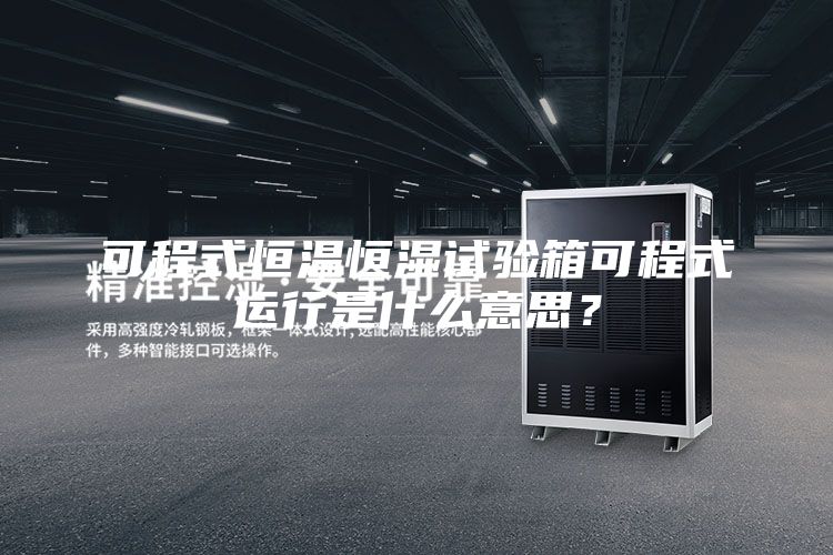 可程式恒溫恒濕試驗箱可程式運行是什么意思？