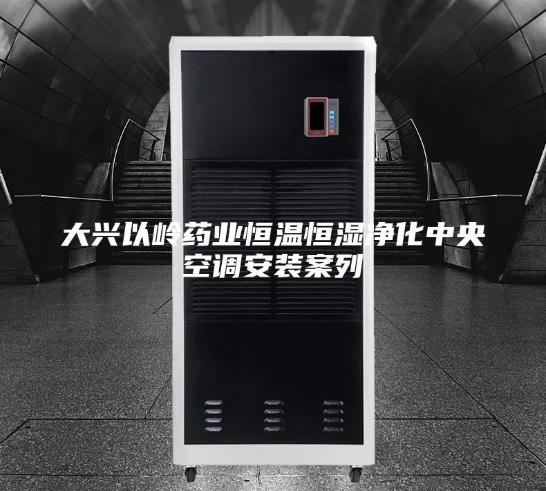 大興以嶺藥業(yè)恒溫恒濕凈化中央空調安裝案列