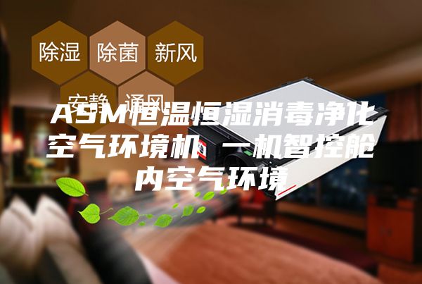 ASM恒溫恒濕消毒凈化空氣環境機 一機智控艙內空氣環境