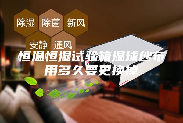 恒溫恒濕試驗箱濕球紗布用多久要更換掉