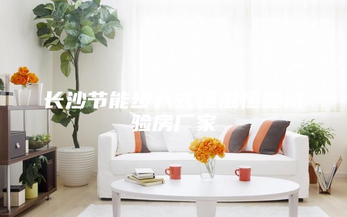 長沙節(jié)能步入式恒溫恒濕試驗房廠家