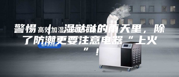 警惕 ｜ 濕噠噠的雨天里，除了防潮更要注意電器“上火”！